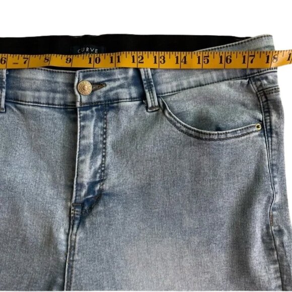 Curve Appeal Stretchy Light Blue Women's Jeans Plus Size 16 - Picture 8 of 8